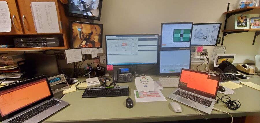 Alex Borg's clinical setup