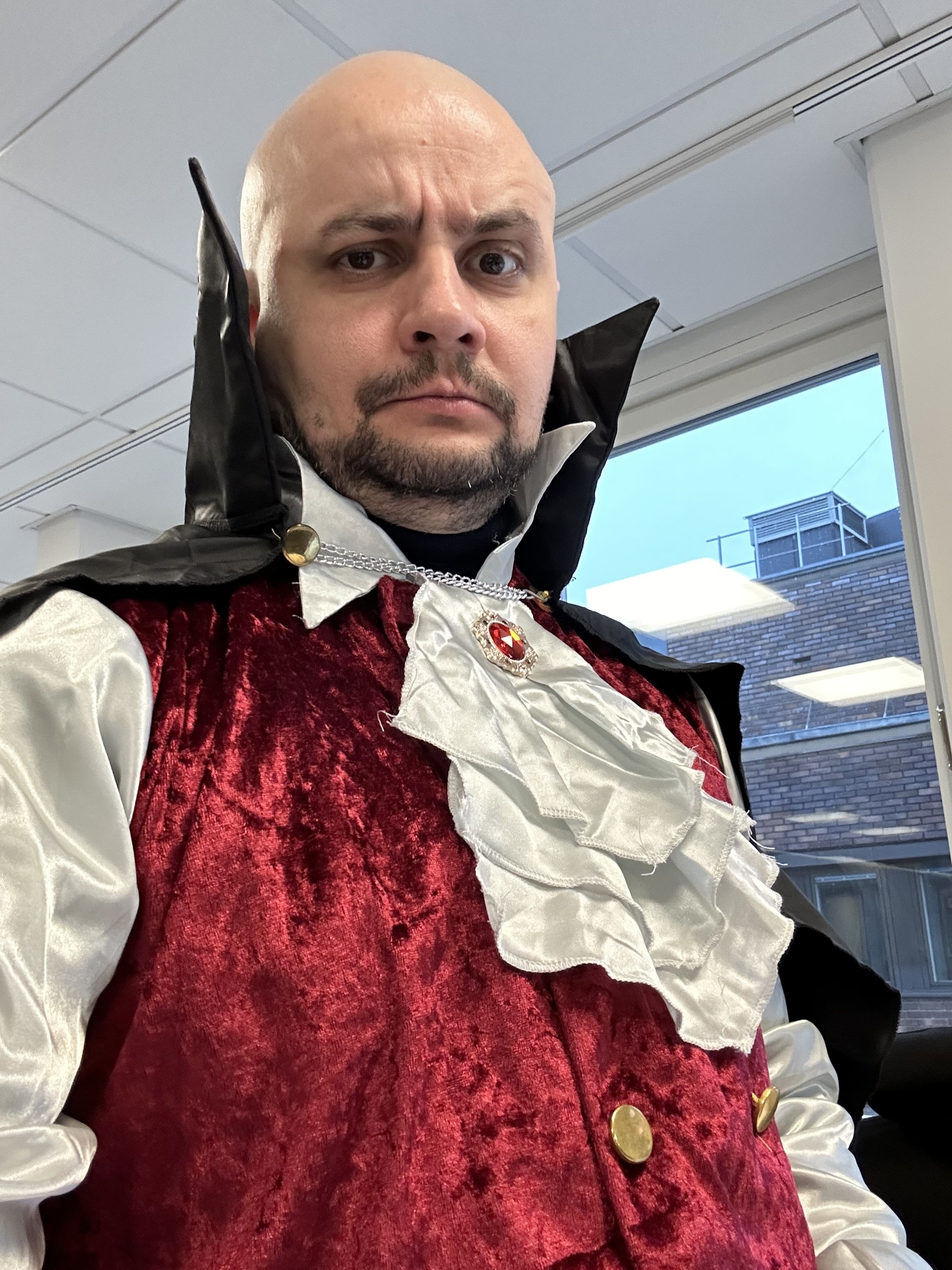 Andrii Serhiienko in costume