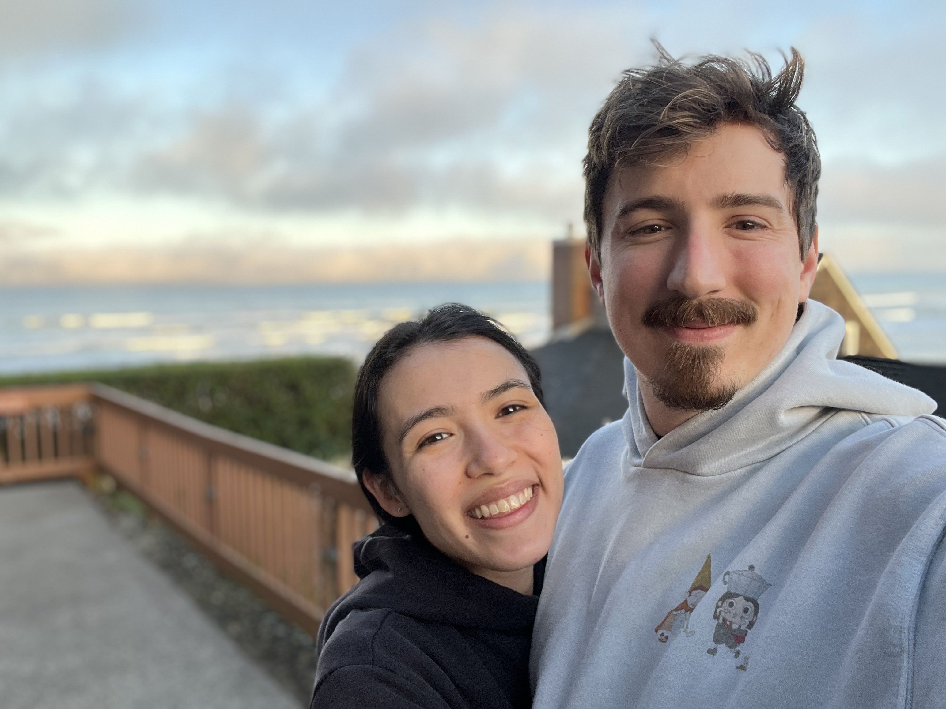Ben and Riah at Cannon Beach