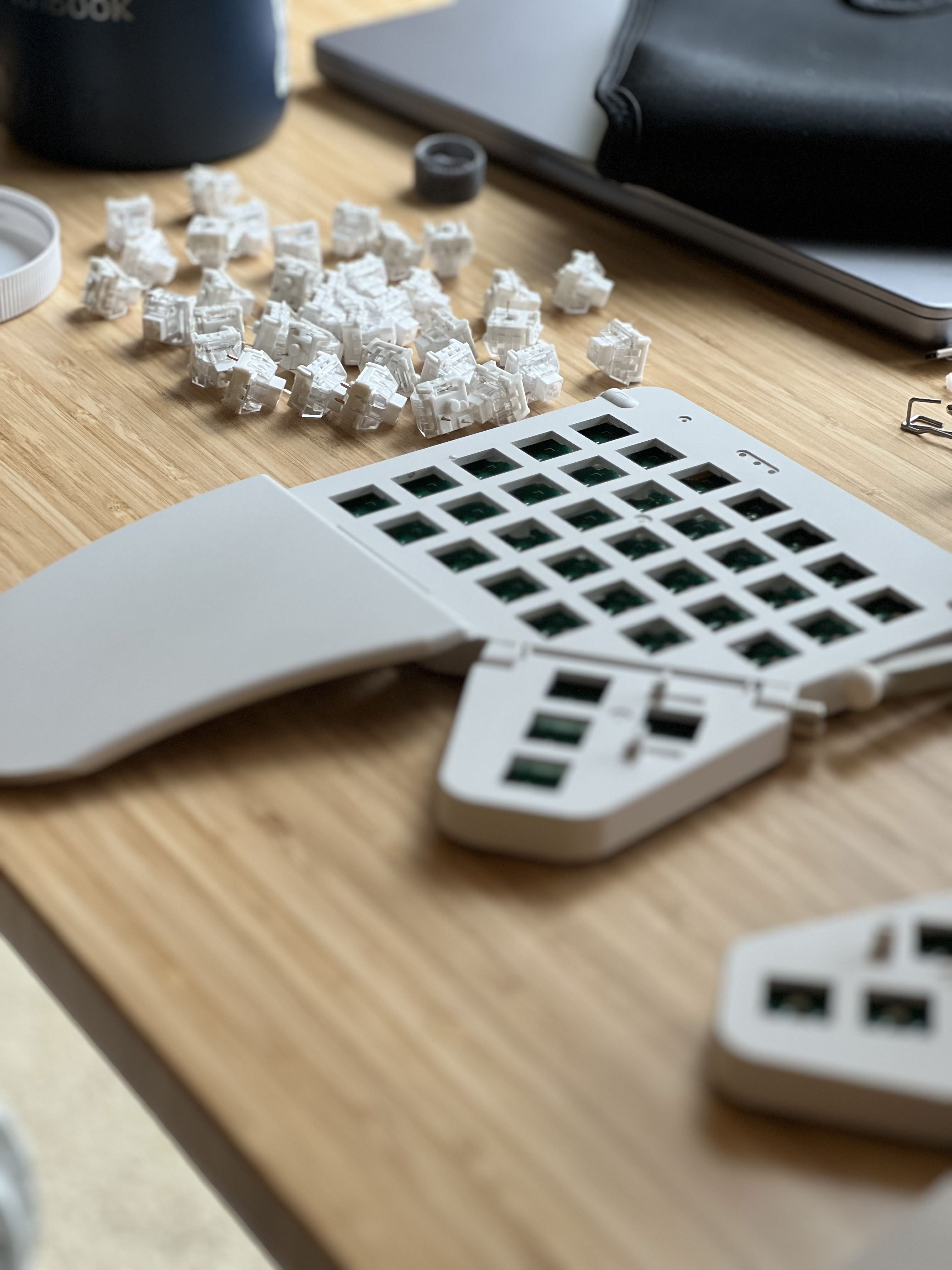 Benjamin Woletz’s keyboard awaits new switches