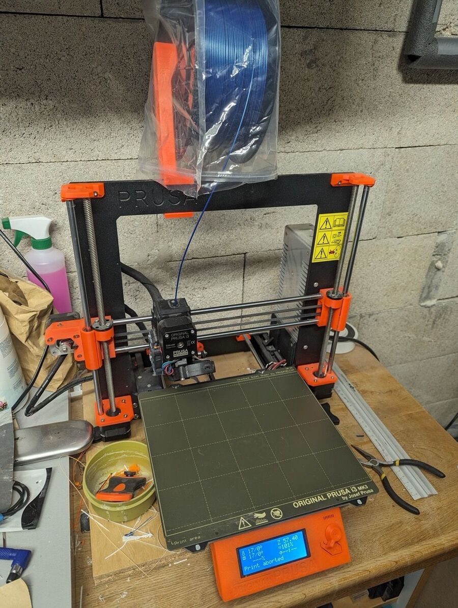Bertrand Fournier's Prusa 3D printer