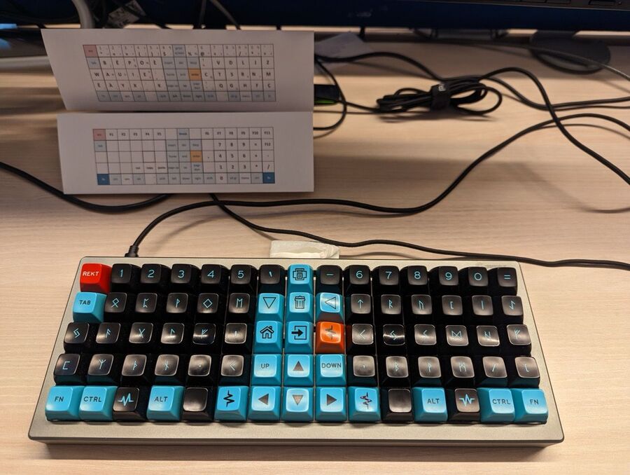 Bertrand Fournier's XD75 keyboard