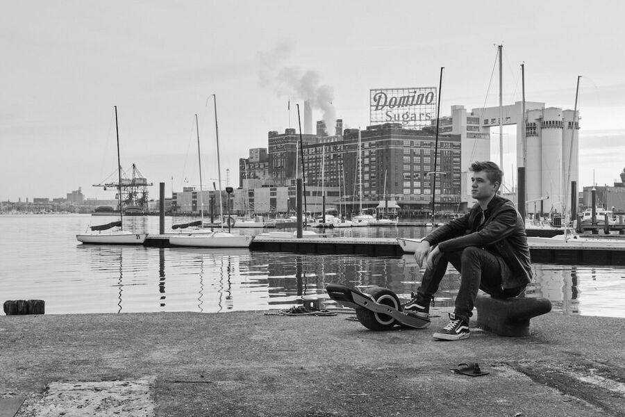 Cal Moody's black-and-white portrait