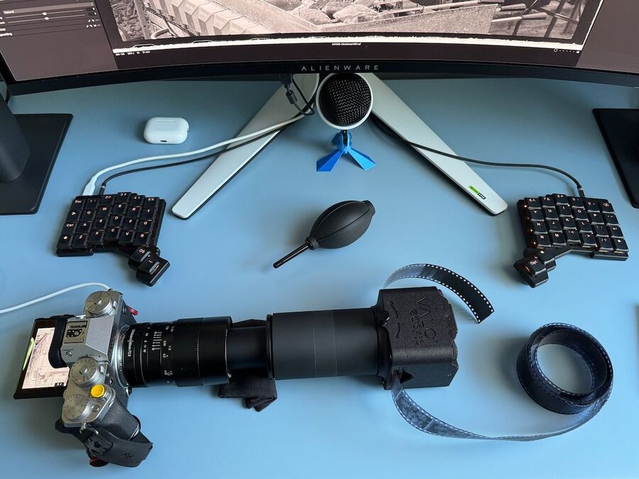 Cal Moody's camera, closeup