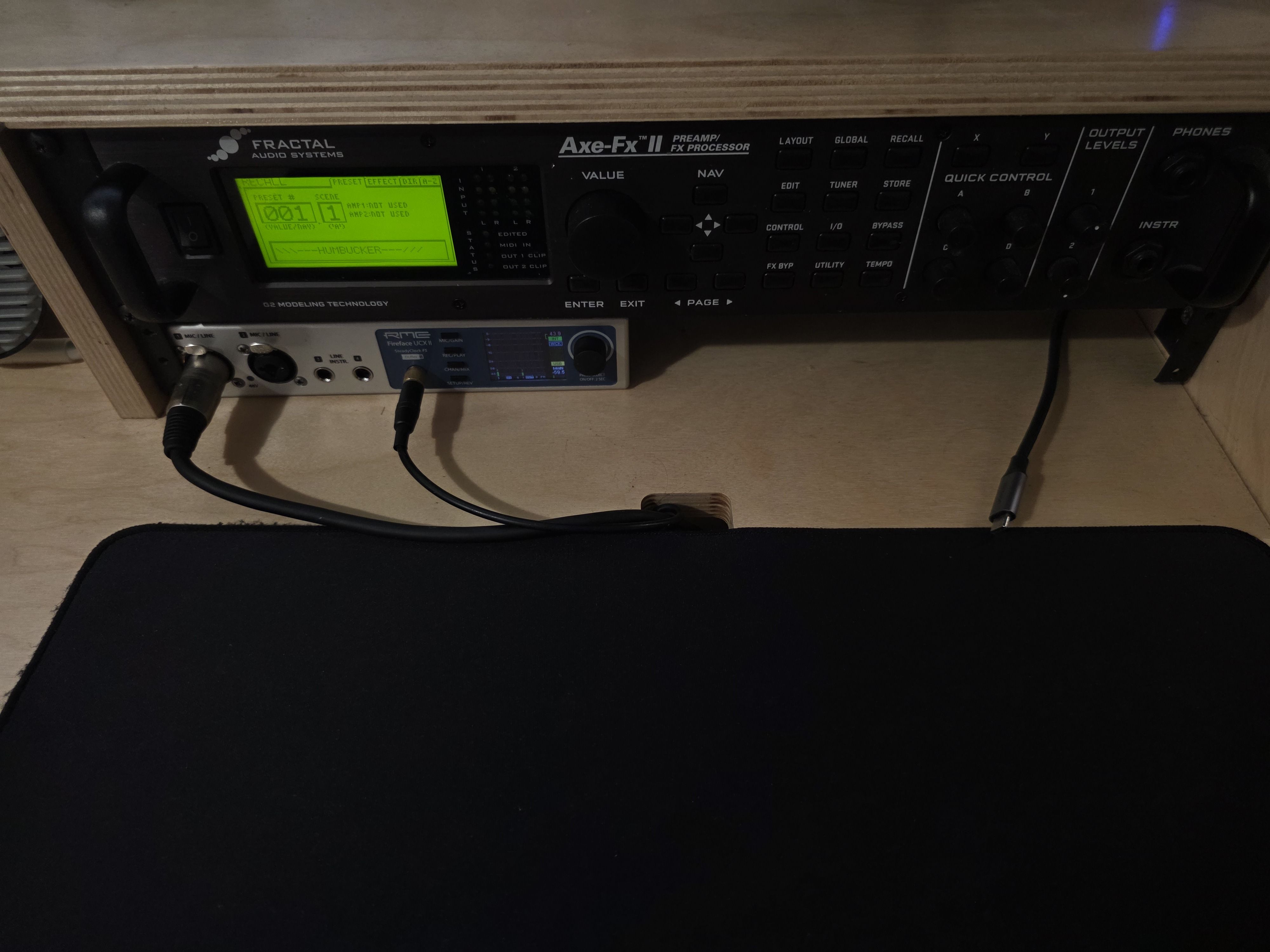 Daniel McIlvaney’s audio setup