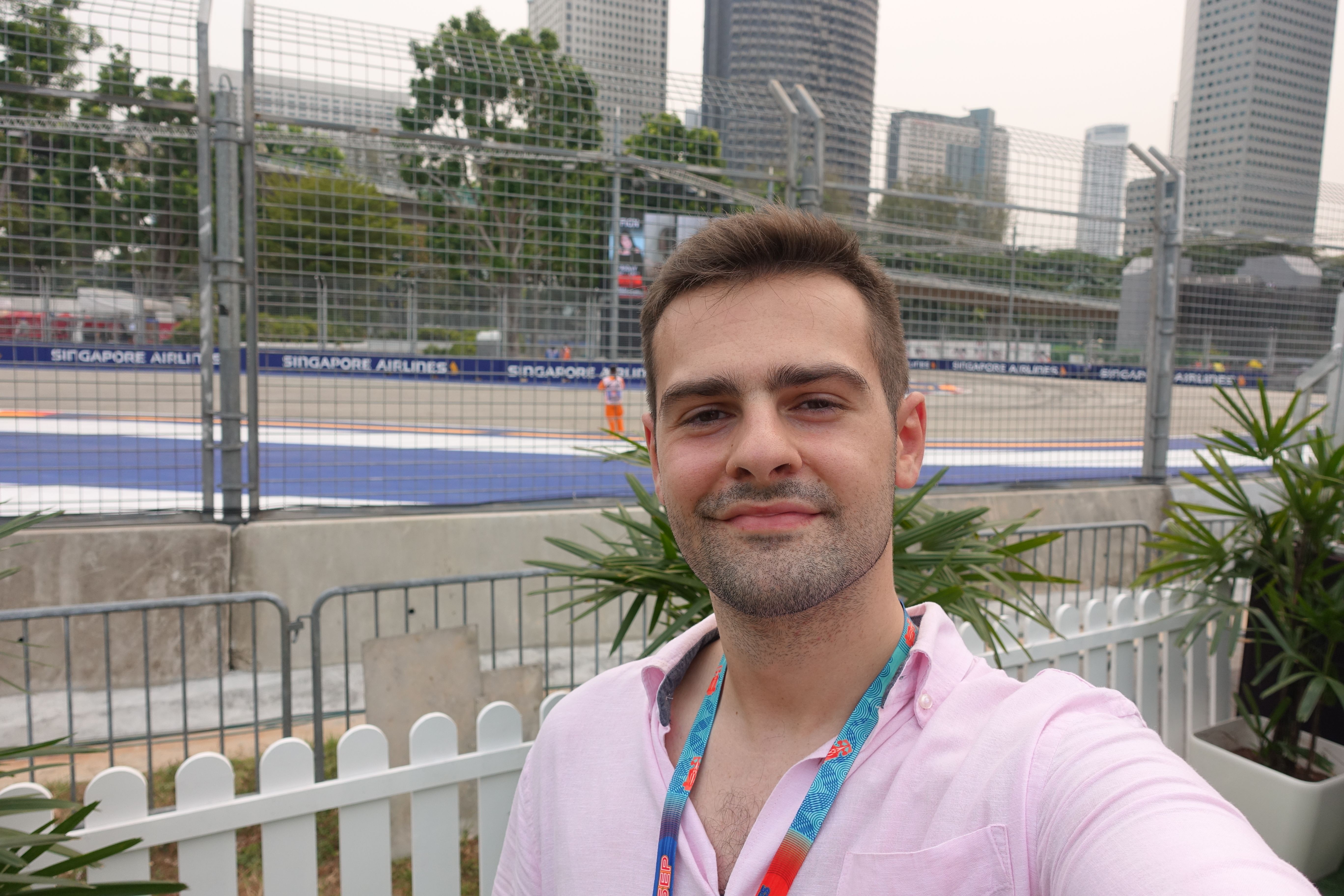 Daniel McIlvaney in Singapore