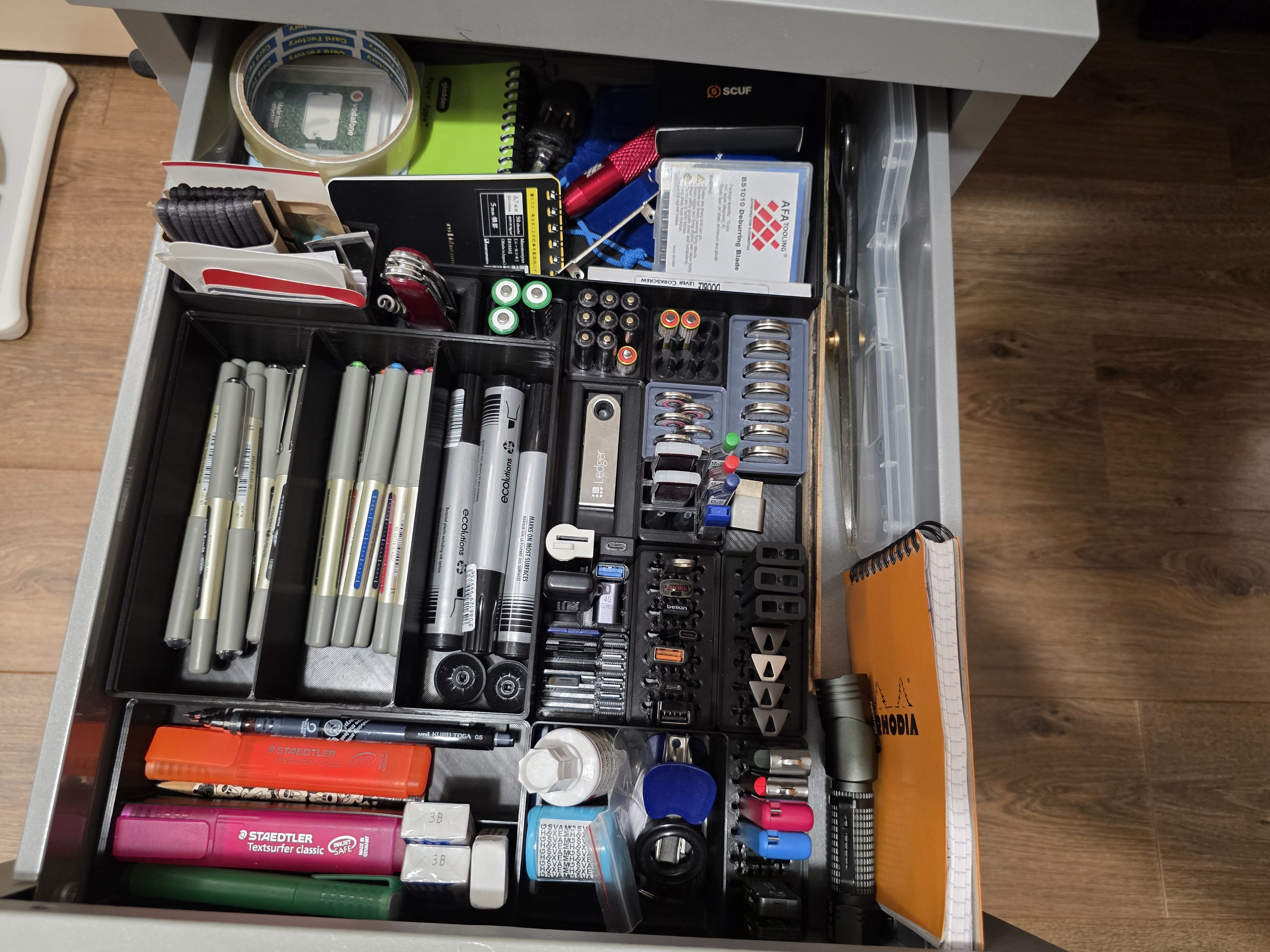 Daniel McIlvaney’s Gridfinity storage