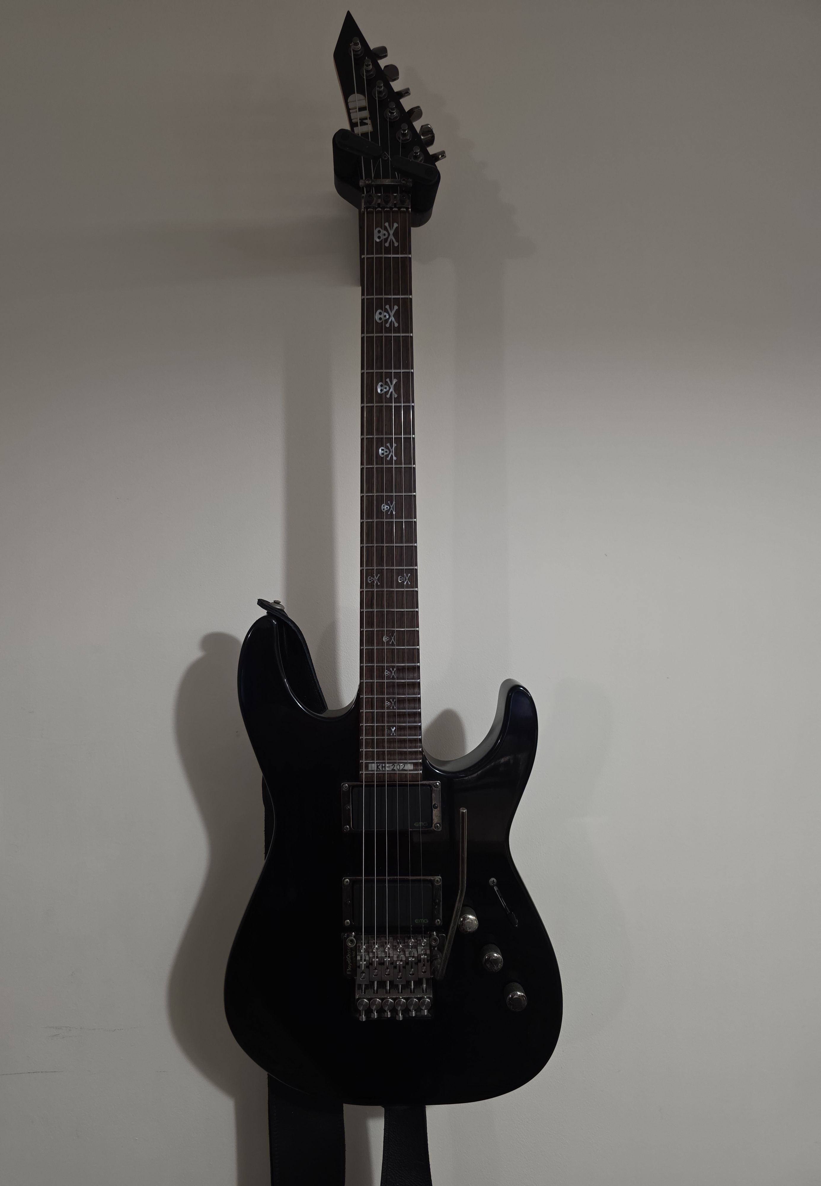 one of Daniel McIlvaney’s guitars)