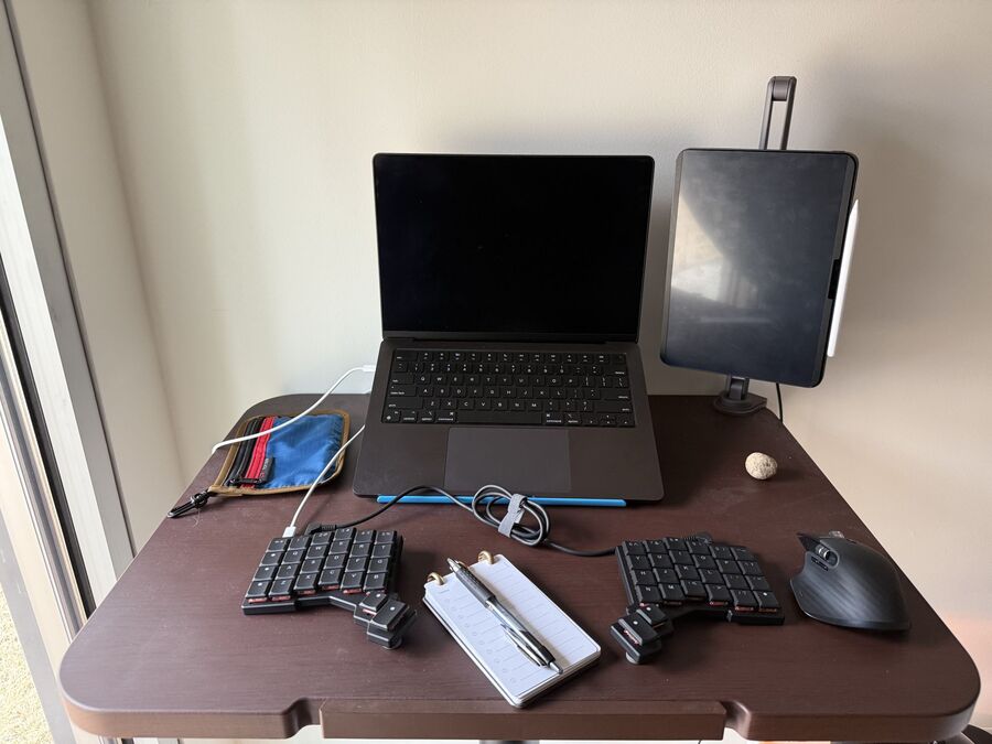 Dev Varma's setup, up close