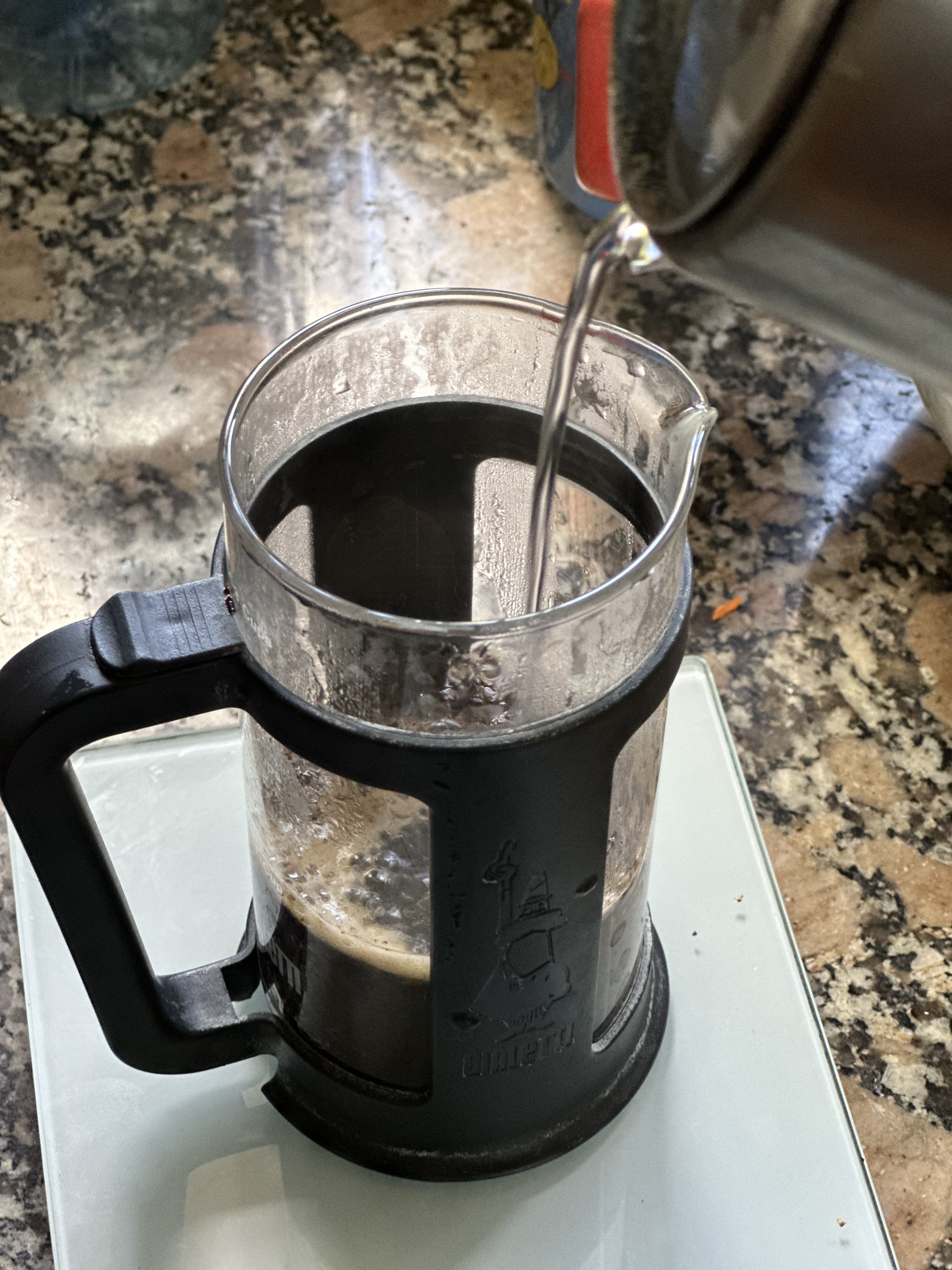 Eric Luna's coffee press