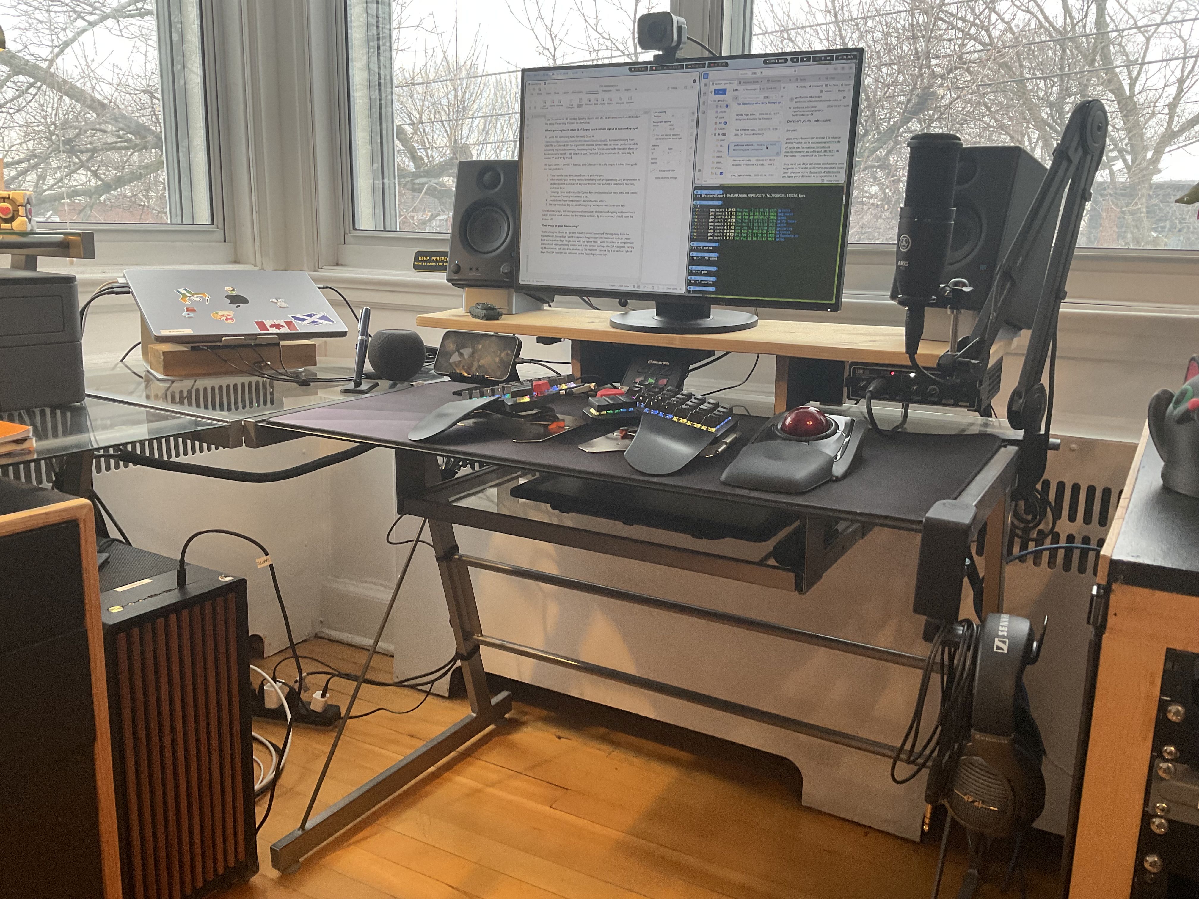 George Cummings's desk