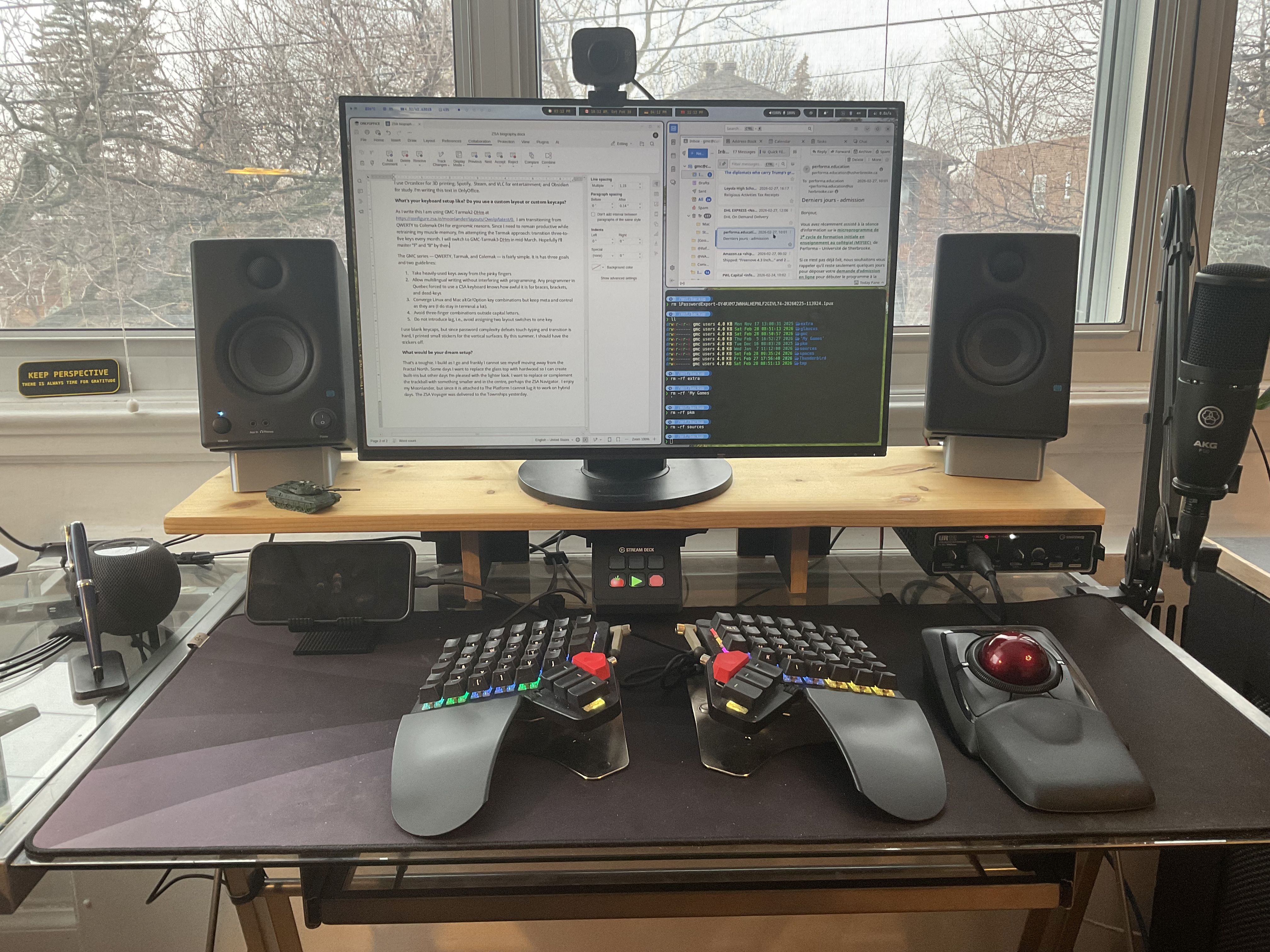 George Cummings's setup