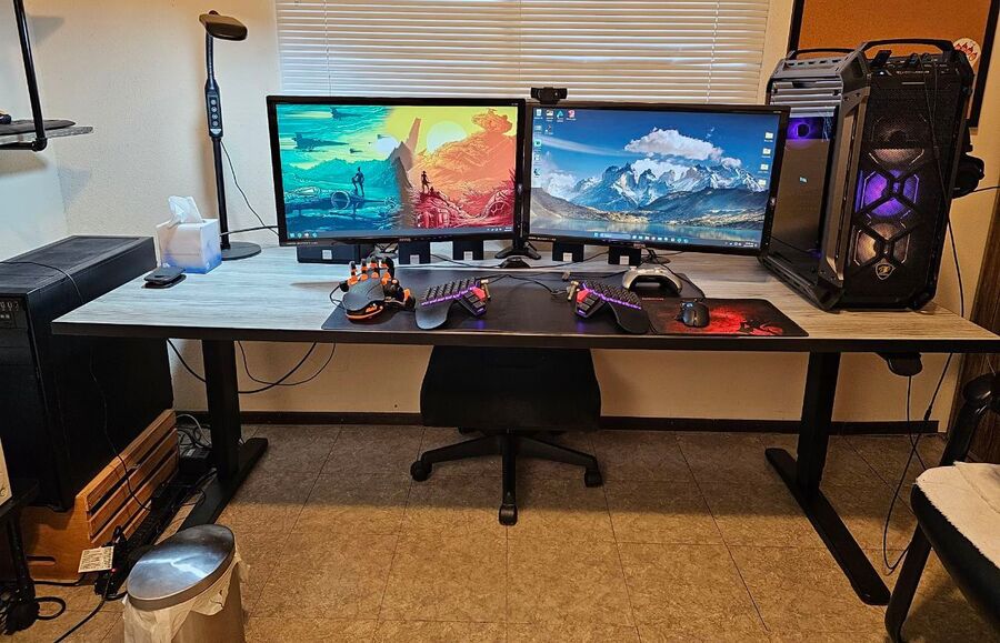 Jennifer Graham's setup, wide angle