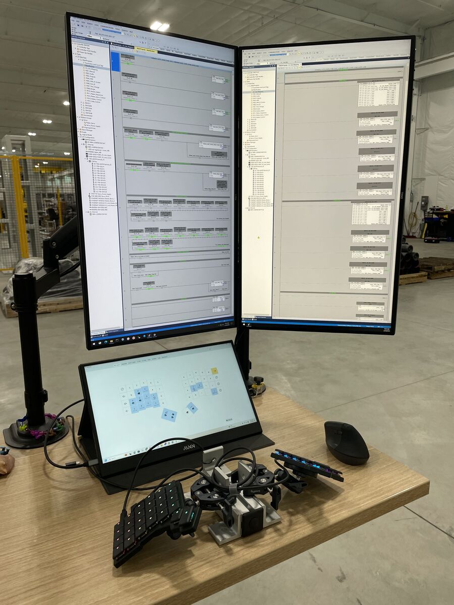 Juan Hernandez's setup, vertical