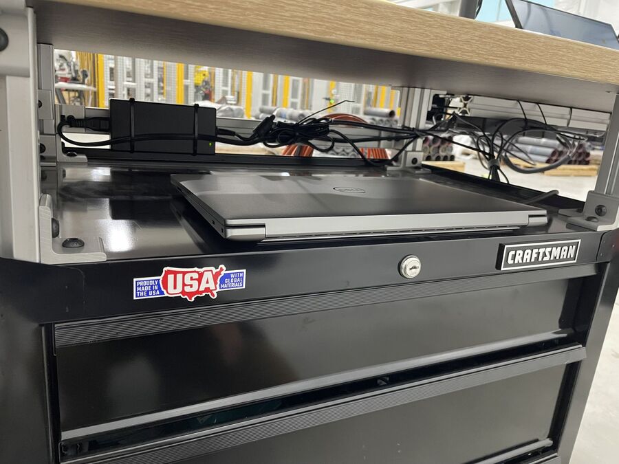 Juan Hernandez's toolbox / desk foundation