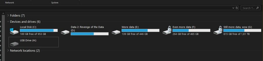 Ladislav Benc's hard drive list