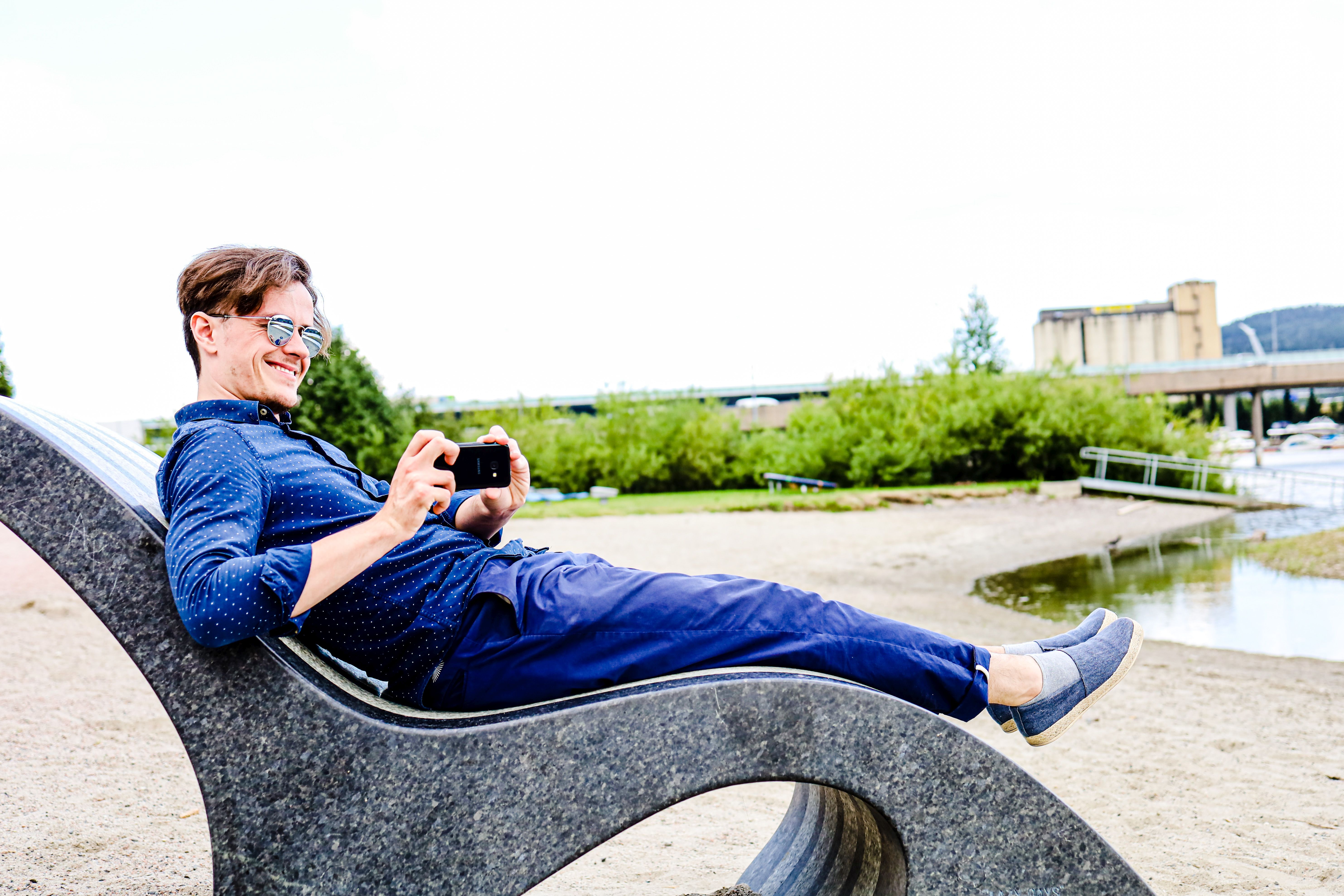 Martin Thoresen relaxing again