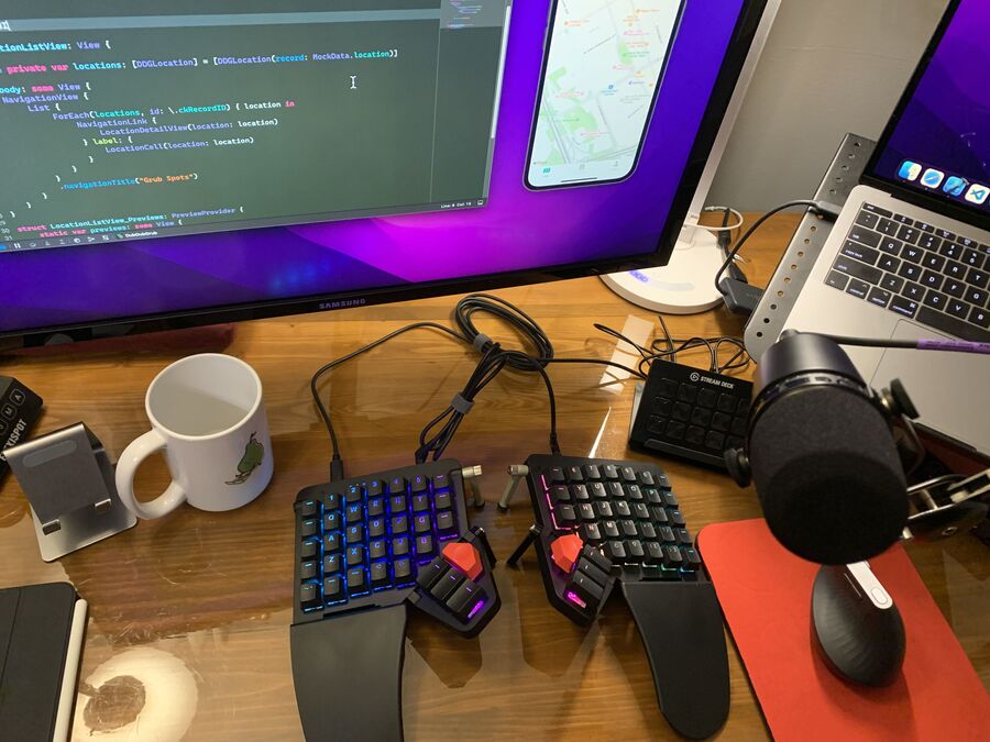 Mikaela Caron's keyboard