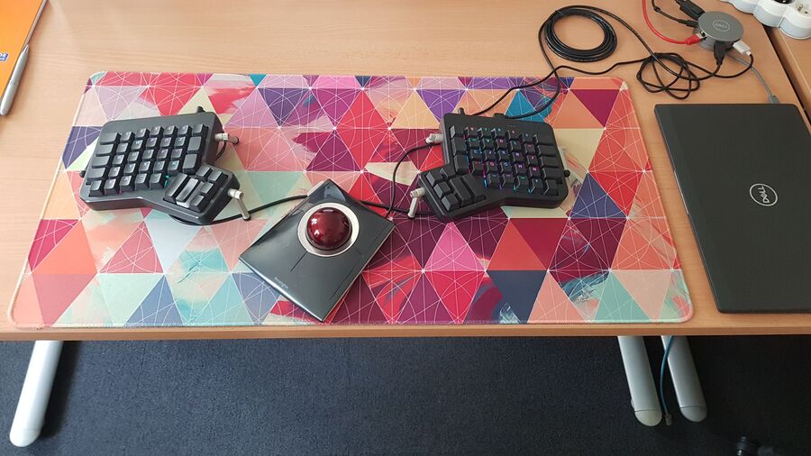 Olivier Jeulin's work setup