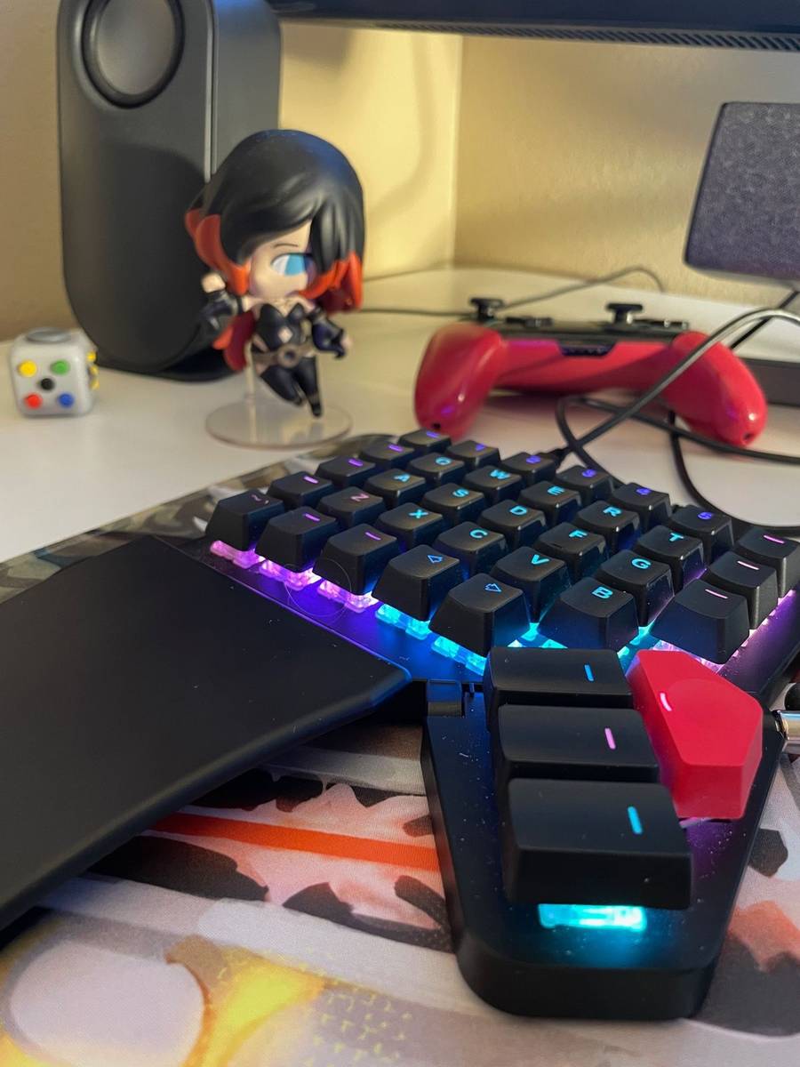 Samer Farag's keyboard, left-hand side