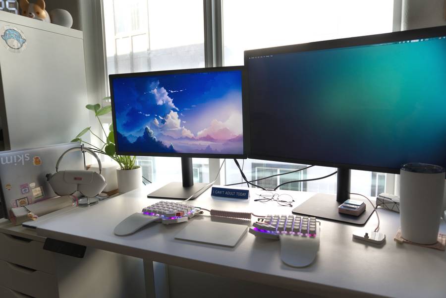 Sarah Kim's work setup