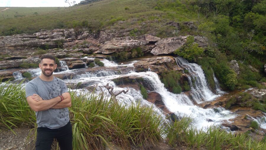 Tiago Ávila in a beautiful landscape