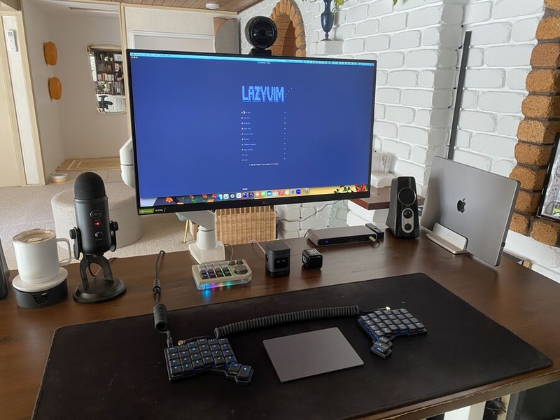 Matt Patterson's setup from the left