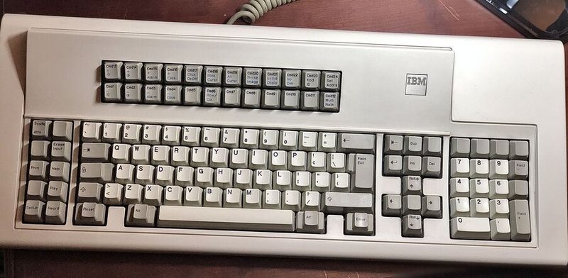 One of Wasim Salman's IBM keyboards