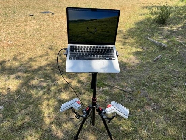 Brad Gessler's ultraportable setup, up close