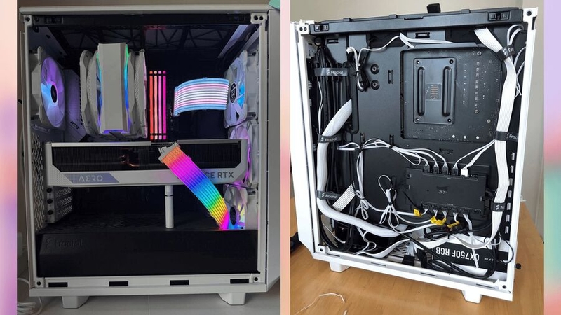 Lily Oliveira's cable management