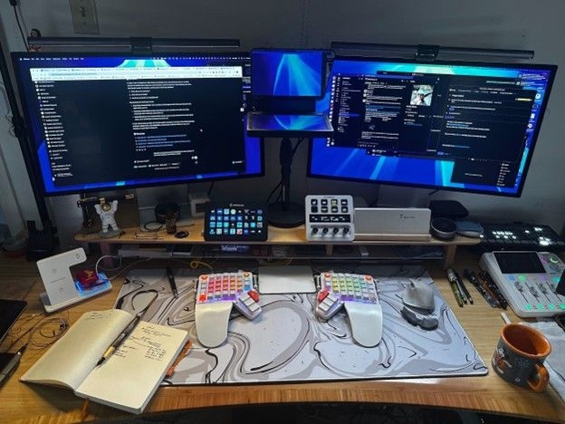 Taz Brown's setup