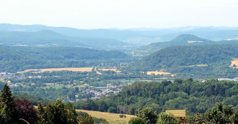 Martin Ueding's photo of Linz am Rhein (Germany) and the Ahr river valley
