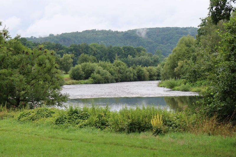 Martin Ueding's photo of the Sieg River near Hennef (Germany)