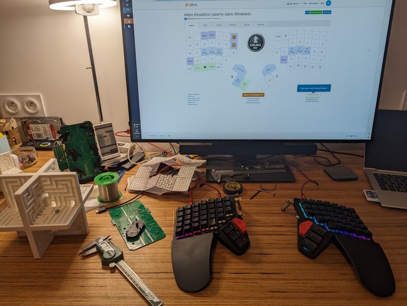 Bertrand Fournier's setup