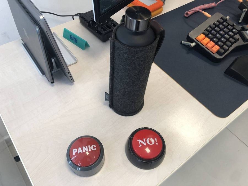 Keith Vassallo's No and Panic buttons