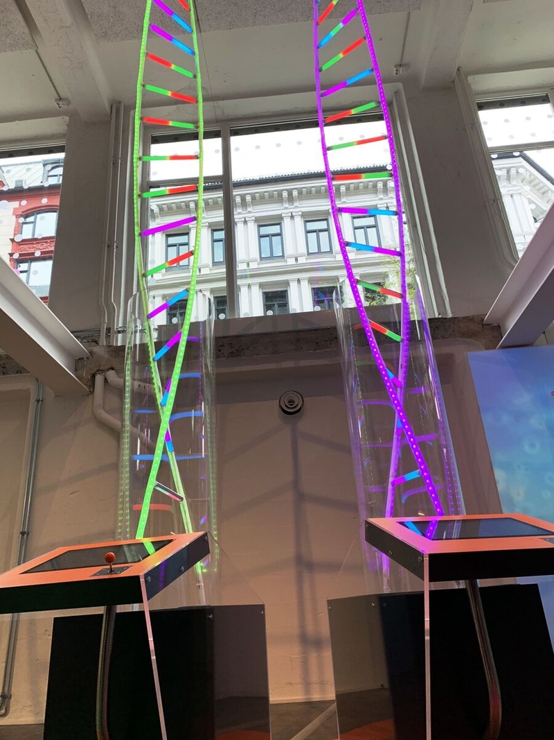 Rosa Hernández's "Treatments" interactive installations for the Norwegian Cancer Society's Science Center in Oslo