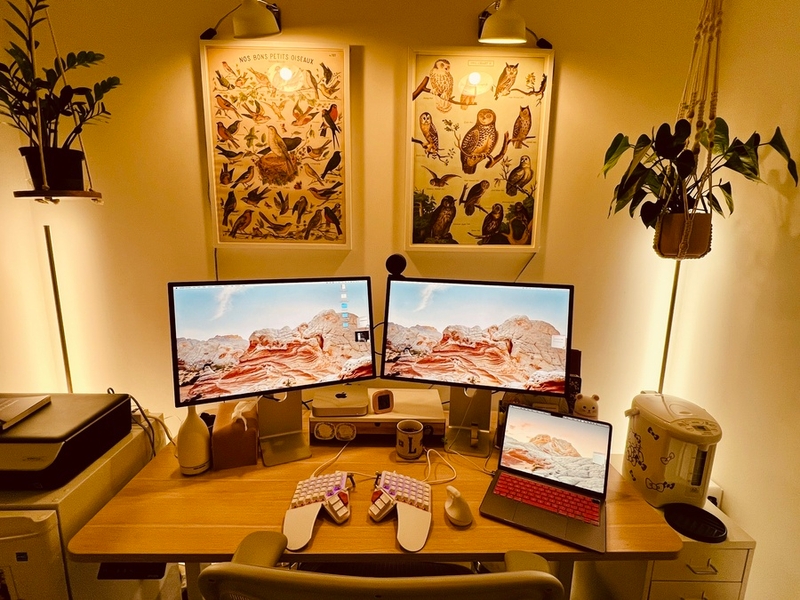 Monica Lane's setup