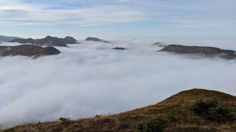 Dianne Ibarra's photo of misty mountains