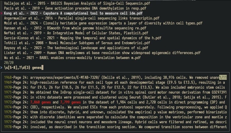 James Eapen's PDF search script