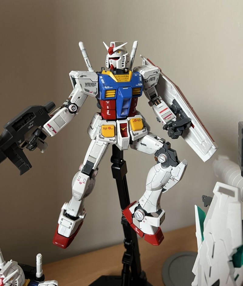 one of Ben Alldridge's Gundam models