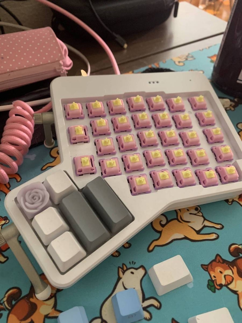 Catherine Yu's keyboard switches