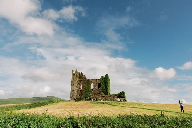 Austin Trenholm's photography of a castle in Cahersiveen, Ireland