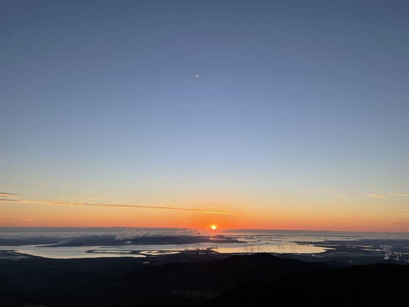 David Bevington's photo of the view on a hike on Mount Larcom near Gladstone in Queensland, Australia 