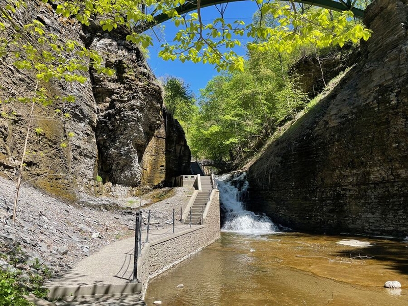 Cascadilla Gorge Trail in Ithaca, NY