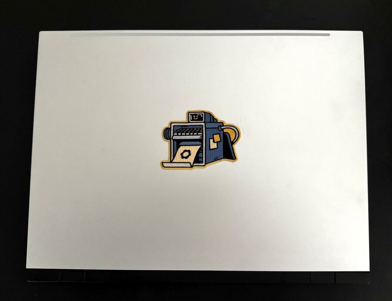 Scott Morse's laptop, closed