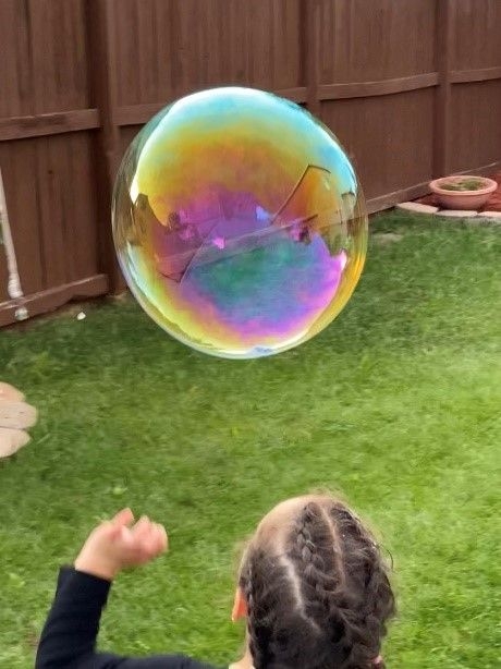Tobias Brace's big bubble