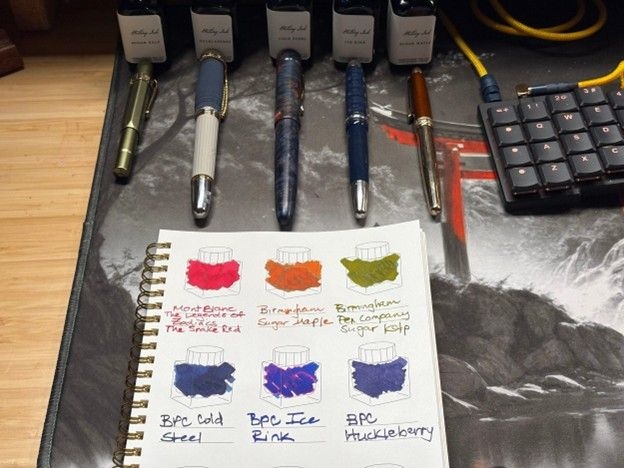 Taz Brown's pens