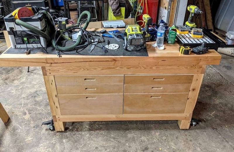 David Gunter's workbench