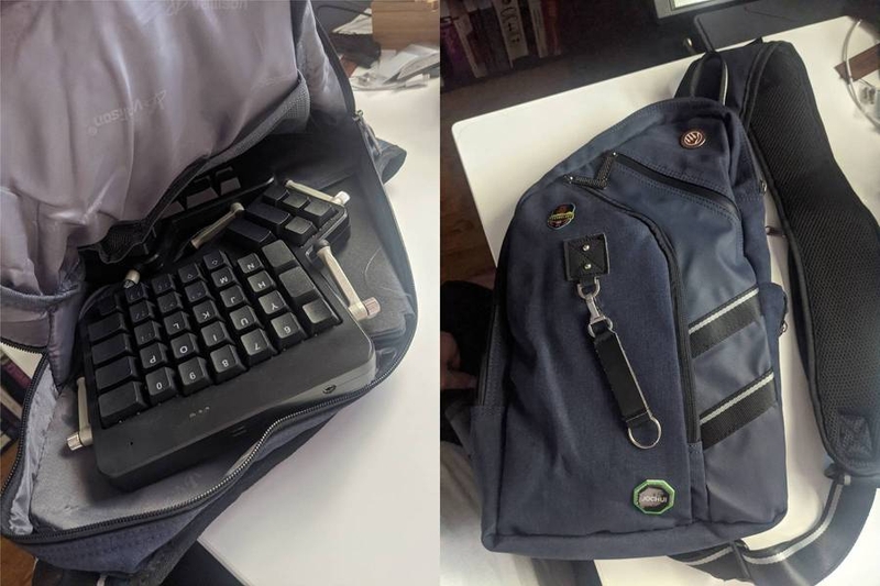 Jer Lance's portable workspace