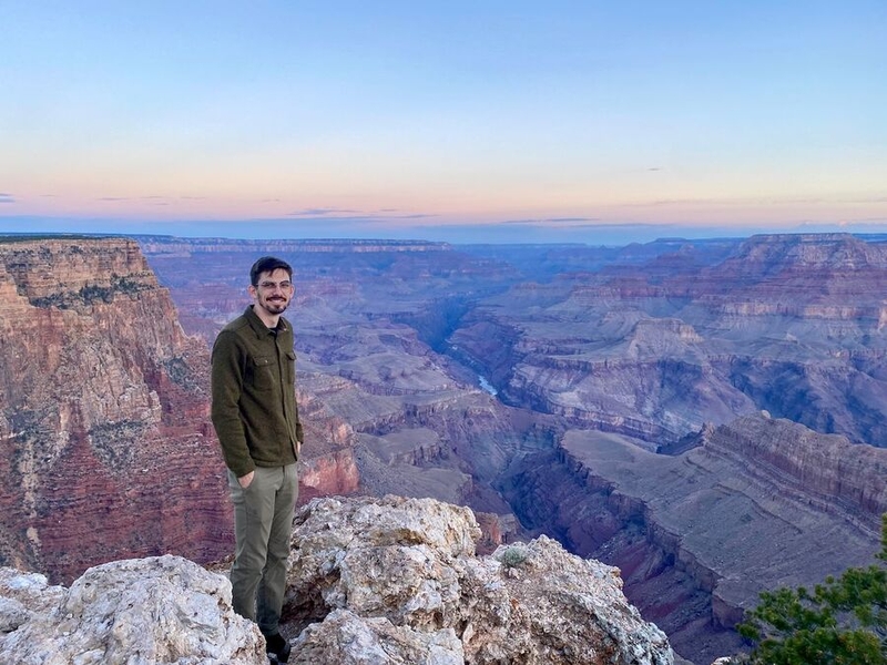 Jesse Bailey at a national park